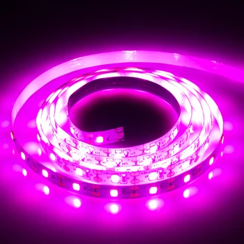 Viso Spektro LED Juostelės USB Augti Šviesos 0,5 m 1m 1,5 m, 2 m 2.5 m 3m 2835 SMD LED Fito Lempos efektą Sukeliančių Hydroponic Augalų Auginimas
