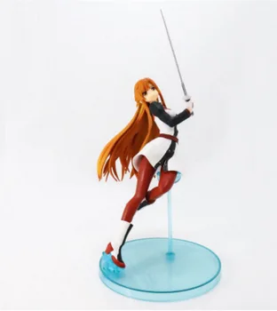 Anime Kardas Meno Internete Eilės Masto 23cm Yuuki Asuna PVC figūrėlių, Kolekcines, Žaislai