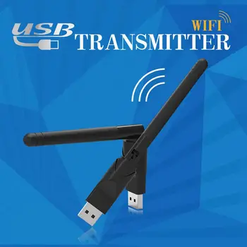 RT5370 USB 2.0 150mbps WiFi Bevielio Tinklo plokštė, 802.11 b/g/n LAN Adapteris su sukiojamomis Antena