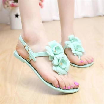 Camellia moterų sandalai želė batų mados batai neslidūs lambdoid moterų flip-flop