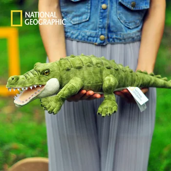 National Geographic 52cm krokodilas įdaryti žaislas naujas medvilnės lėlės
