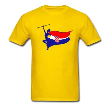 Grynas Kazachstano Vyrų Kroatijos Vėliava Logotipas Marškinėliai Pritaikyti Tees Slim Fit Prekės Savižudybė Sąrašas Tee Marškinėliai Aukščiausios Kokybės Marškinėliai