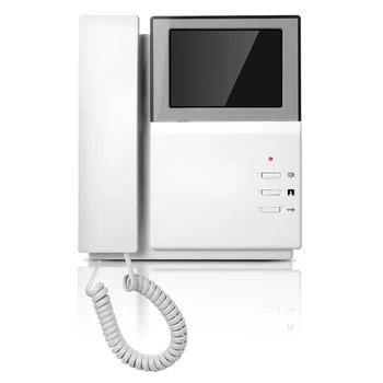 Profesinės Smart Home Laidinis 4.3 Colių Spalvotas Video Domofonas Telefono,Vieno iki Septynių Vaizdo Doorphone stebėti Rinkinio Sąrankos 1V7 D296
