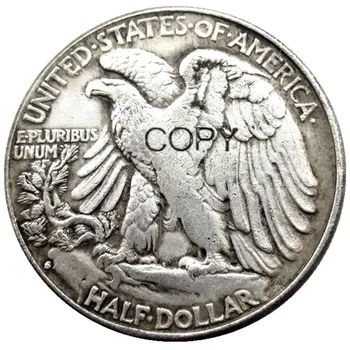 JAV 1941 PSD Ėjimo Laisvės Pusė Doleris Sidabro Padengtą Kopijuoti Monetas