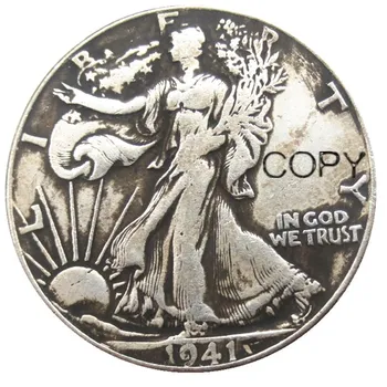 JAV 1941 PSD Ėjimo Laisvės Pusė Doleris Sidabro Padengtą Kopijuoti Monetas