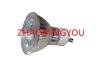 YON 10VNT NAUJI 6W 110V, 220V GU10 COB MR16 GU5.3 LED lempos, Karščiui Atsparus Stiklas Kūno LED Prožektoriai, Lemputės šviesa