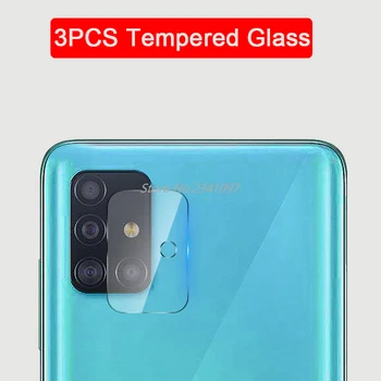 3pcs Fotoaparato Objektyvą Grūdintas Stiklas Protector for Samsung Galaxy A50 A51 A50S A70s A70 A71 A7 2018 50 50 51 70 71 Apsauginės Plėvelės