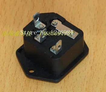 [SA]AC AC lizdo trikampis combo panel mount jungtį, lizdą su draudimo PST-101FS--100VNT/DAUG