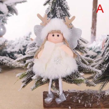 NewYear Dovana Mielas Kalėdų Angelas Lėlės Kalėdų Eglutės Ornamentu Dekoravimui