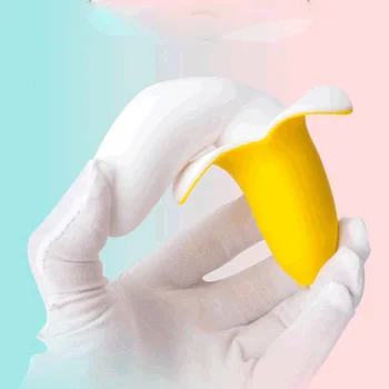 VETIRY Bananų Vibratorius, Sekso Žaislai Moterims Makšties Klitorio Stimuliatorius Masažas Minkštas Netikras Penis Moterų Masturbacija Sekso Produktai