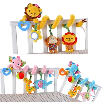 Kūdikių Pliušiniai Žaislai Pynimas Ūkio liūtas, žirafa, dramblys Multi-touch Medžiaga Dekoratyvinių Spalvos lova Pynimas Švietimo Žaislai, Kūdikių Dovanų