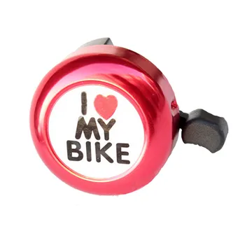 Naujas atvykimo Spalvotų Dviračių Bell Širdies Žadintuvas Dviratį Metalo Rankenos Ragų dviračių bisiklet