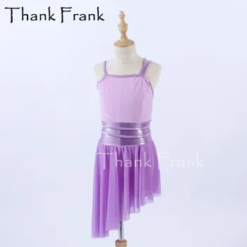 Naujas Moterų Šiuolaikinės Šokių Suknelė Mergaitėms Violetinė Lyrinis Suknelės Vaikams Camisole Baleto Kostiumas Suaugusiųjų Profesinės Leotard Dancewear C691
