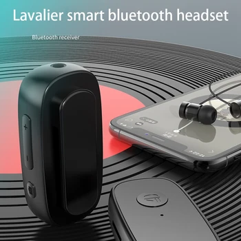 Bluetooth 5.0 Imtuvas 3.5 mm Lizdas AUX-Lavalier Nešiojamų Imtuvas, Automobilių Ausinių Garsiakalbių Stereo Muzikos