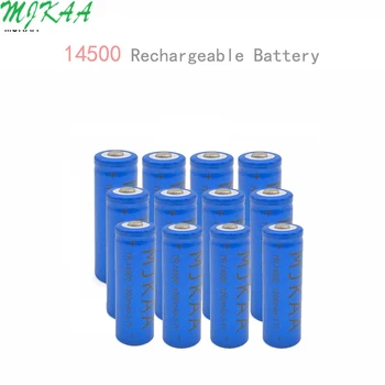 MJKAA 10-20Pcs 14500 Baterija 3.7 V, Li-ion Įkraunama Baterija, Super Aukštos Kokybės Originalias Baterijas, žibintuvėlis