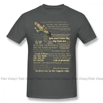 Firefly Marškinėliai Firefly Citatos T-Shirt Grafikos Vyrai Tee Marškinėliai 100 Medvilnės Negabaritinių Mielas Atsitiktinis Trumpomis Rankovėmis Marškinėlius