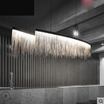 Post-modernaus meno restoranas liustra Šiaurės kutais kūrybinės atmosferos kambarį asmenybės dizaineris led juosta liustra