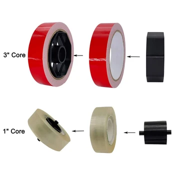 Darbalaukio Tape Dispenser 1-colių, 3-colių Core Tape Dispenser su neslidžia Bazė, prekybos centras 