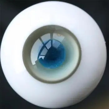 [wamami] 10mm Pilka & Tamsiai Mėlyna Mokinį Už BJD Doll Dollfie Stiklinės Akys, Apranga