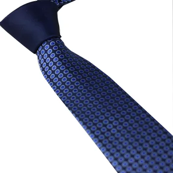 LAMMULIN vyriški kaklaraiščiai Naujas dizainas Klasikinis karinio jūrų Laivyno Mazgas su Mėlyna Polka Dot Dvi Tonas Austi Necktie Oficialų Kaklo Kaklaraištį, Vestuvių suknelė