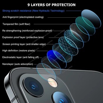 Kamera Screen Protector, iPhone 12 Pro Max 12 pro 12 Mini Apsaugos Stiklo iPhone 12 11 11pro max Grūdinto Stiklo Lęšis