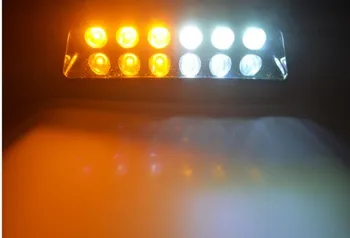 12v Automobilio sunkvežimių Led Strobe įspėjimo signalo indikatorius Policijos Gaisrininkas priekinio Stiklo Led Avarinis švyturys 