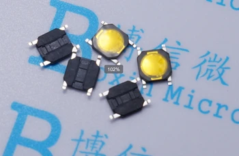 4*4*0.8 4-pin pleistras vandeniui jungiklis 5*5*0.8 lapas priekiniai mygtuką mikro iš naujo įjungti ultra mažas 4x4x0.8