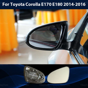 Sparno Pakeitimas Šildomi Plataus Kampo Kairėje ir Dešinėje Pusėje vaizdo Veidrodis, Stiklas Toyota Corolla E170 E180-2016 m.