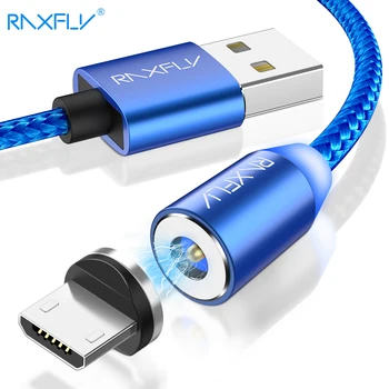 RAXFLY Magnetinio USB Kabelį, Tipas C Apšvietimo Kabelis Magnetas Įkroviklis iPhone XS Max XR 