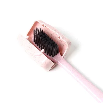 4Pcs Lauko Kelionių Nešiojami dantų šepetėlį Galvos Plastiko Apsauginis Dangtelis Turėtojas Žygis Kempingas Brush Cleaner Raštas Naujas