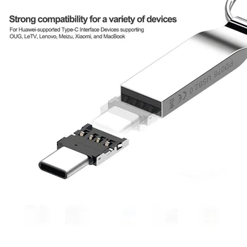 Tipas-C USB-C su USB 2.0 OTG Adapteris, skirtas Xiaomi Mi-A1, Samsung Galaxy S8 Plius Oneplus 5T Pro C Tipo OTG Skaičiuoklė