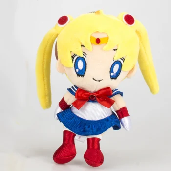 15cm 3 stilius SAILOR MOON Pliušinis Lėlės Čiba Mamoru arba Sailor Moon Animacinių filmų Kūrybos Dovana Klaidingas Veido paradinėmis Pliušinis Žaislas