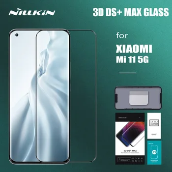 Nillkin už Xiaomi Mi 11 5G Stiklo 3D DS+ Pilnas Padengti Grūdinto Stiklo Saugos Ekrano apsaugos Xiaomi Mi11 Mi 11 5G Stiklo Plėvelės