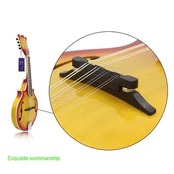 Aukštos Kokybės Universalus Reguliuojamas Mandolina Tiltas Raudonmedžio Lengvas Muzikos Instrumentai