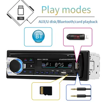 2018 Naujas Mados Auto Radijo Car MP3 Bluetooth 