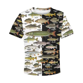 Mėgstu Žuvį 3d atspausdintas Hoodies šeimos kostiumą, marškinėlius užtrauktukas Megztinis, Vaikams, Kombinezonas Juokinga Palaidinukė Tracksuit