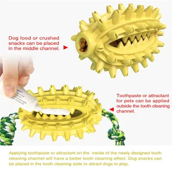 Šunelis dantų šepetėlį Stick Pet Kramtyti Žaislus Šunų Dantų Valymo Šepečiu Masažas Netoksiška Natūralaus Kaučiuko TRP Vienas Kaktusas