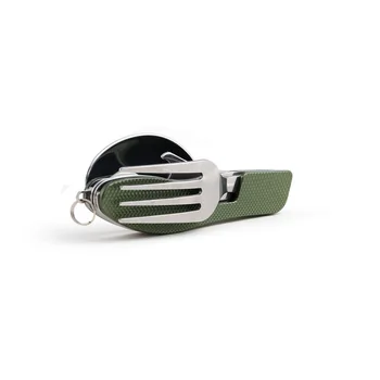 YUIYE naujas prekės ženklas lauko kempingas knief nešiojamieji įrankiai sulankstomas peilis ir šakutė šaukštas atidarytuvas 4 1 lauko kempingas iškylą stalo