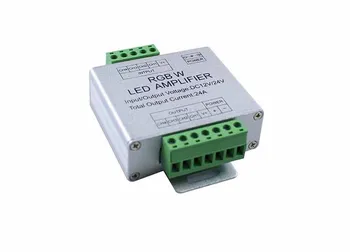 20pcs SMD5050 RGBW LED lanksčios juostos juostos stiprintuvas DC12/24V 24A aliuminio rgbw stiprintuvo 6Ax4 kanalo 12v 288w 24v 576w