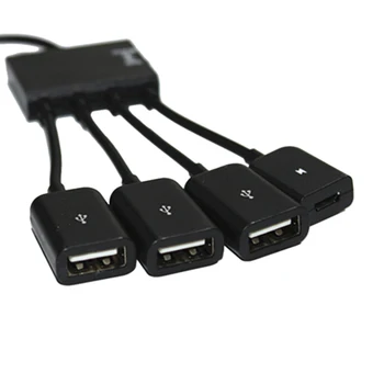 Tipas-C USB Adapterį OTG Kabelis USB C 2.0 Male į USB Micro Moterų Adapteris USB Hub Samsung 