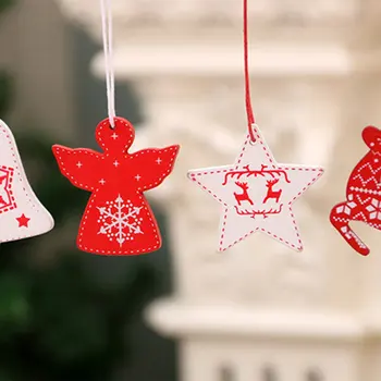 Medinių Kalėdų Medžio Karolius Namuose Kalėdų Dekoro Priedai Kalėdų Kabantys Papuošalai Kalėdų Dovanos Vaikams