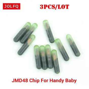 3pcs/daug JMD48 Mikroschemą Patogus Kūdikiui ID48 JMD 48 Kopijuoti Atsakiklį Chip Perrašomieji Mikroschemą CBAY Rankiniai Auto Raktas Programuotojas