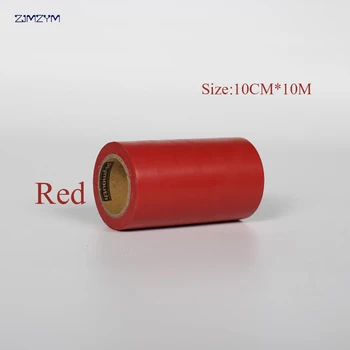 Multi-color 10cm * 10m ultra-plonas vandeniui izoliacija elektros juostos, elektros liepsną PVC juosta Remonto Išlyginimo Įrankis