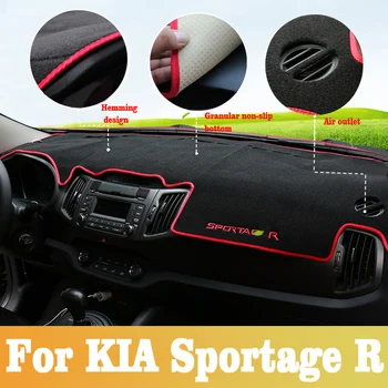Už KIA Sportage R 2011 2012 2013 Automobilio prietaisų Skydelio Dangtelį Išvengti Šviesos Padas Priemonė Platformos Dangtis Kilimėlis Kilimų Priedai