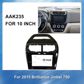 2 Din car stereo garso Skydo plokštė, apdaila Refitting Rinkinys rėmas Blizgesį Jinbei 750 Radijo Plastiko Fasciją rėmas