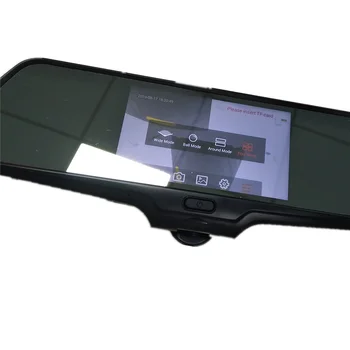 Super plonas, 5inch LCD monitorius automobilių dvr galinio vaizdo veidrodėliai su aukso rėmo