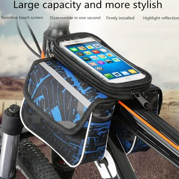 Sportas, kelionės, dviračių mobiliojo telefono maišelį kalnų dviračių didelės talpos balno pagalvių lauko dviračiu įrangos priedai