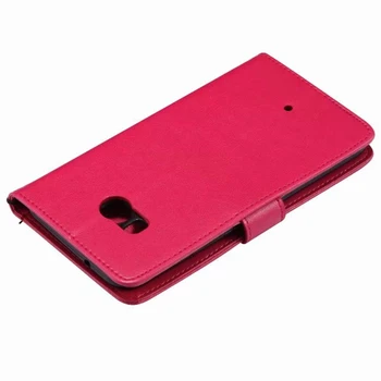 Piniginės sumuštinių HTC M8 HTC M9 U11 oda atveju yra tvirtas ir HTC 825 C830 Mobiliojo telefono dėklas