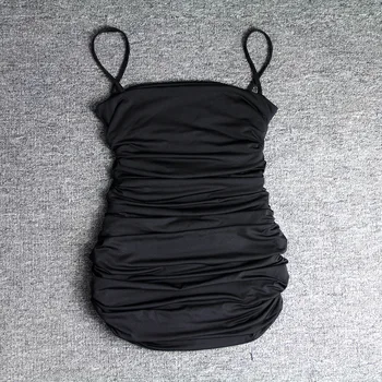 2020 m. Europoje ir Amerikoje naują pavasario ir vasaros seksualus suspender plisuotos sėdmenų Klubas Dress seksuali suknelė