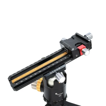 170mm Makro Fokusavimo Geležinkelių Slankiklį Close-up Šaudymo Vadovas Su Arca-Swiss Tinka Apkabos, Greitas Išleisti Plokštė Trikojo Ballhead